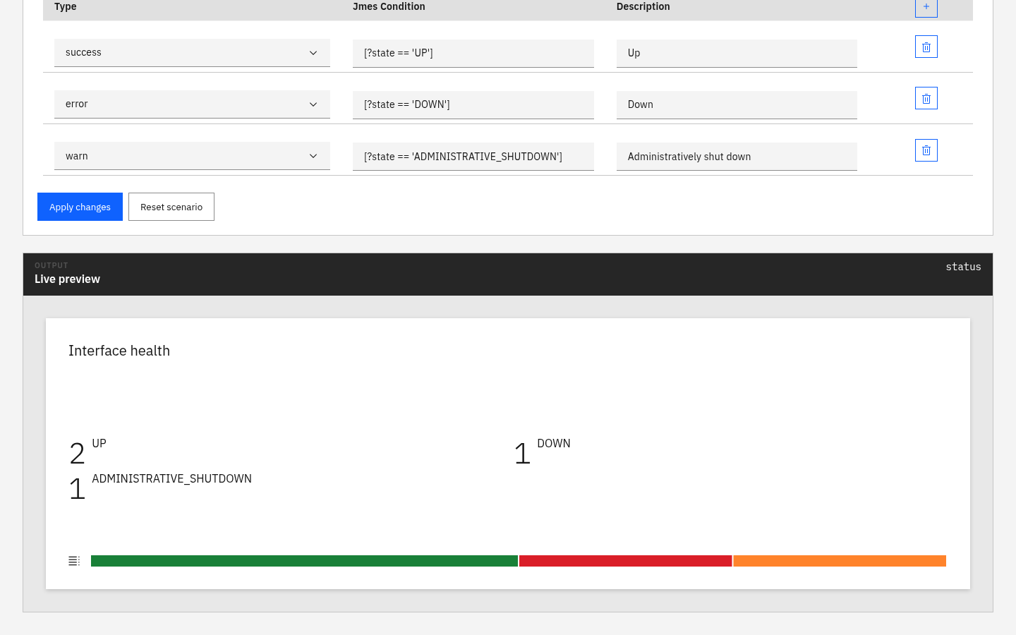 Card Lab status-card configuration and deterministic live preview